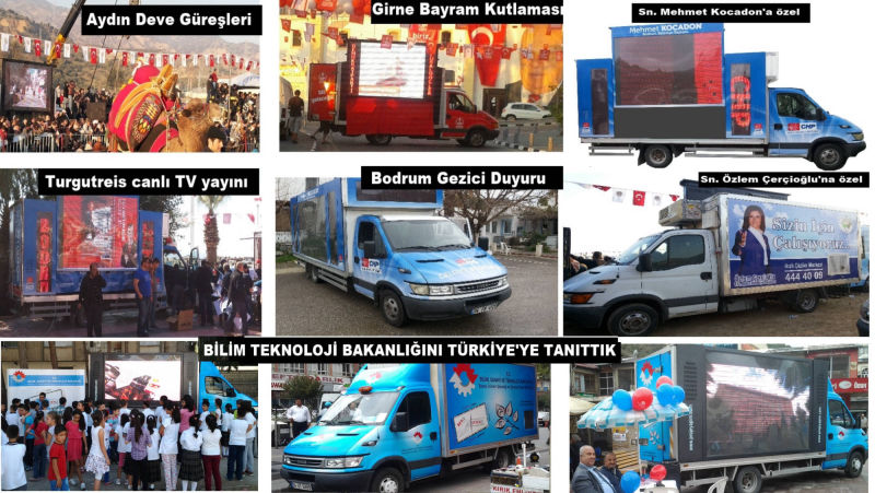 BODRUMDA KİRALIK MOBİL TV